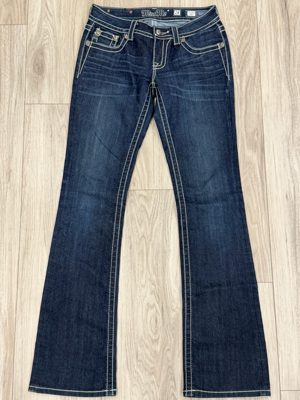 Classic Dark Blue Miss Me Women's Jeans